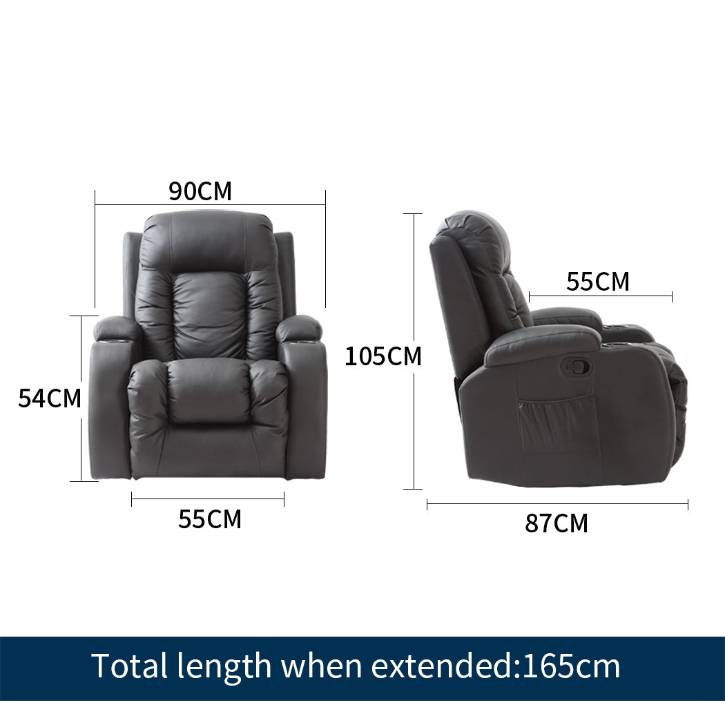 Levede Electric Massage Chairs Reclining-1910112922231771138