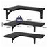 Levede Corner Floating Shelves 3Pcs L-Shaped Wall-Mounted Living Room Storage-2061251868692189186