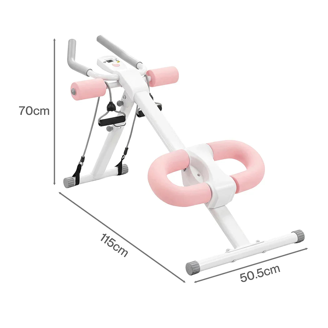Centra Ab Machine Abdominal Exerciser Knee Protection Foldable Home Gym Cruncher-2050056789289996290