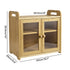 Toque Bread Bin 2 Tier Bamboo Bread Box Kitchen Counter Storage Container 20L-2072893581785436162