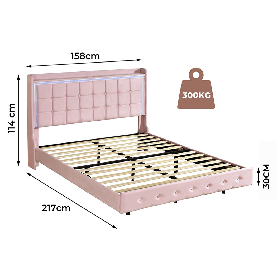 Levede Queen Floating Bed Frame-2006732862413475842