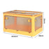 Storage Containers with Lid Clothes S Orange Small-2029387238370054146