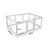 Pawz Dog Playpen 60cm Height Acrylic Clear Foldable DIY Dog Pen Indoor Use-2072893572922871810