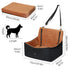 Pawz Dog Car Seat Booster with Safety Belt  Leashes  for Large Sized Dogs Brown-2100034987612049410