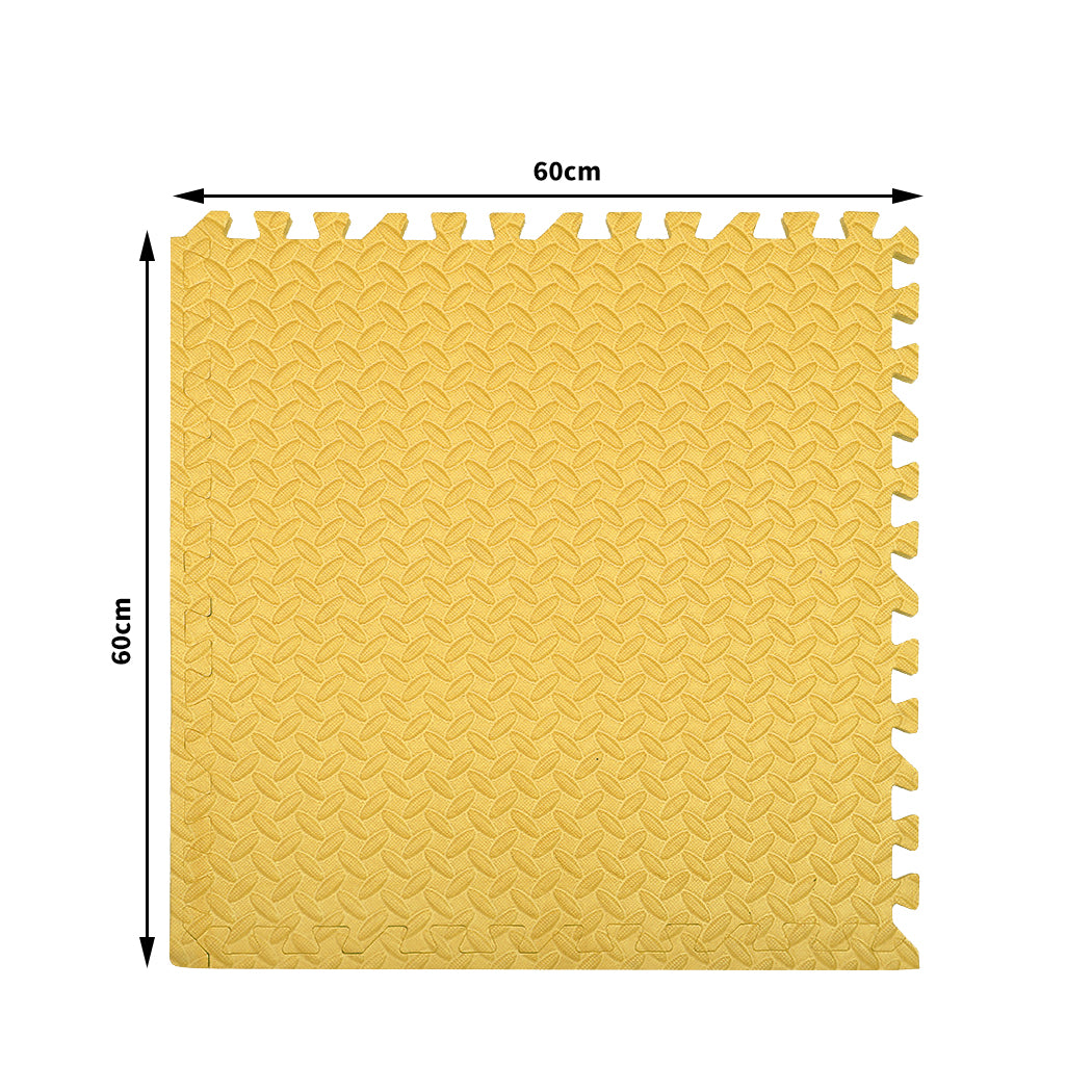 Bopeep EVA Foam Kids Play Mat Floor Yellow-1864184322383286274