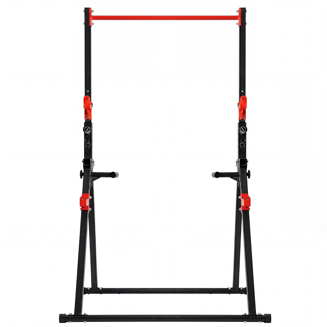 Centra Foldable Power Tower Pull Up Dip Station Adjustable Height Home Gym 220kg-2072893534834397186