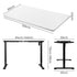 Levede Motorised Standing Desk Height 120cm White 800x 1.5MM-1942353110542454786