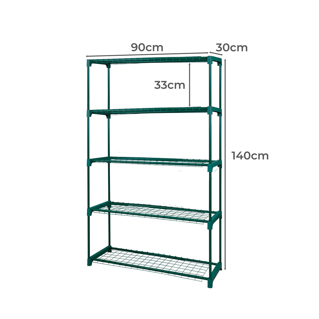 Levede 2x5 Tier Plant Shelve Garden-1864184718975700994