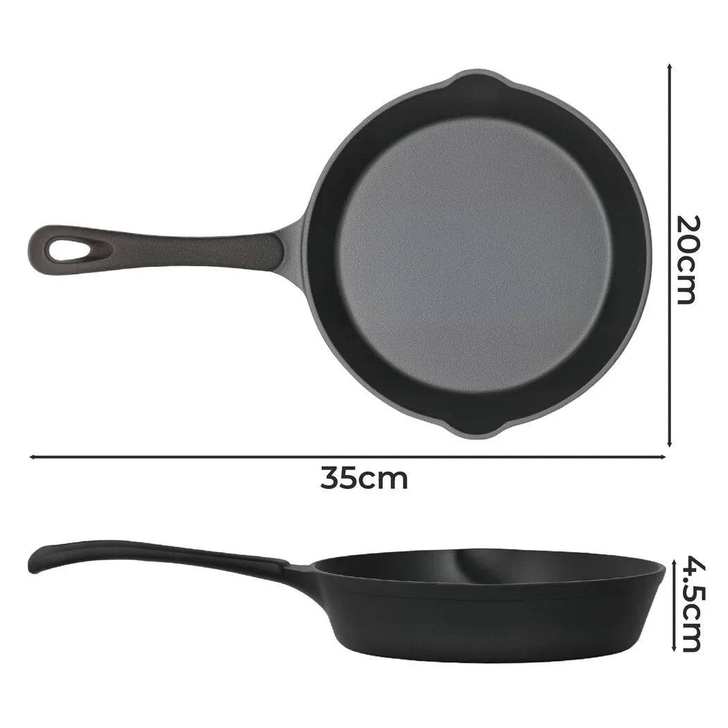 Toque Non Stick Frying Pan Cast Iron Steak Skillet 20cm-2050056916113166338