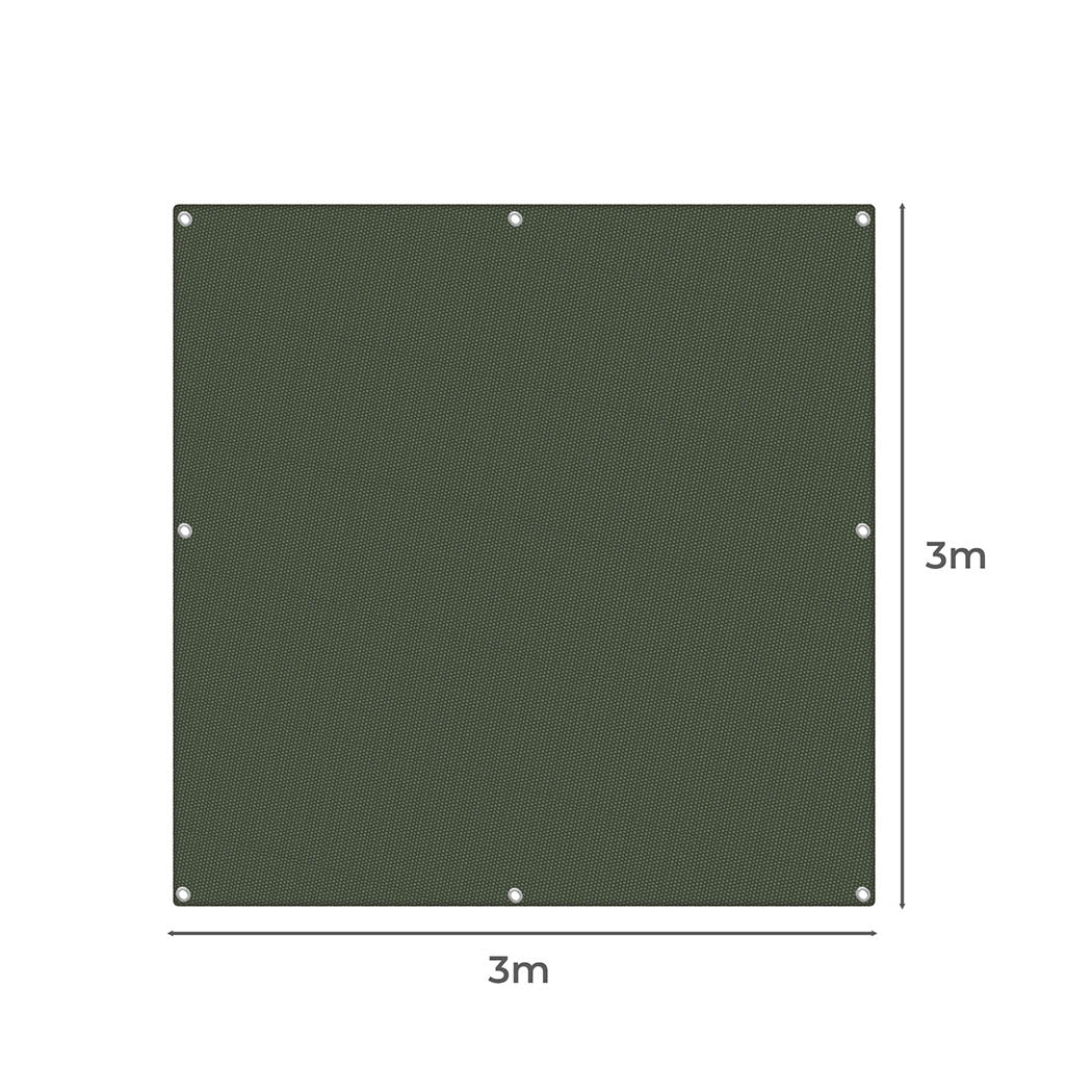 Polyester Canvas Tarp Tarpaulin Sun 3x3 Meter-1973193785835917314