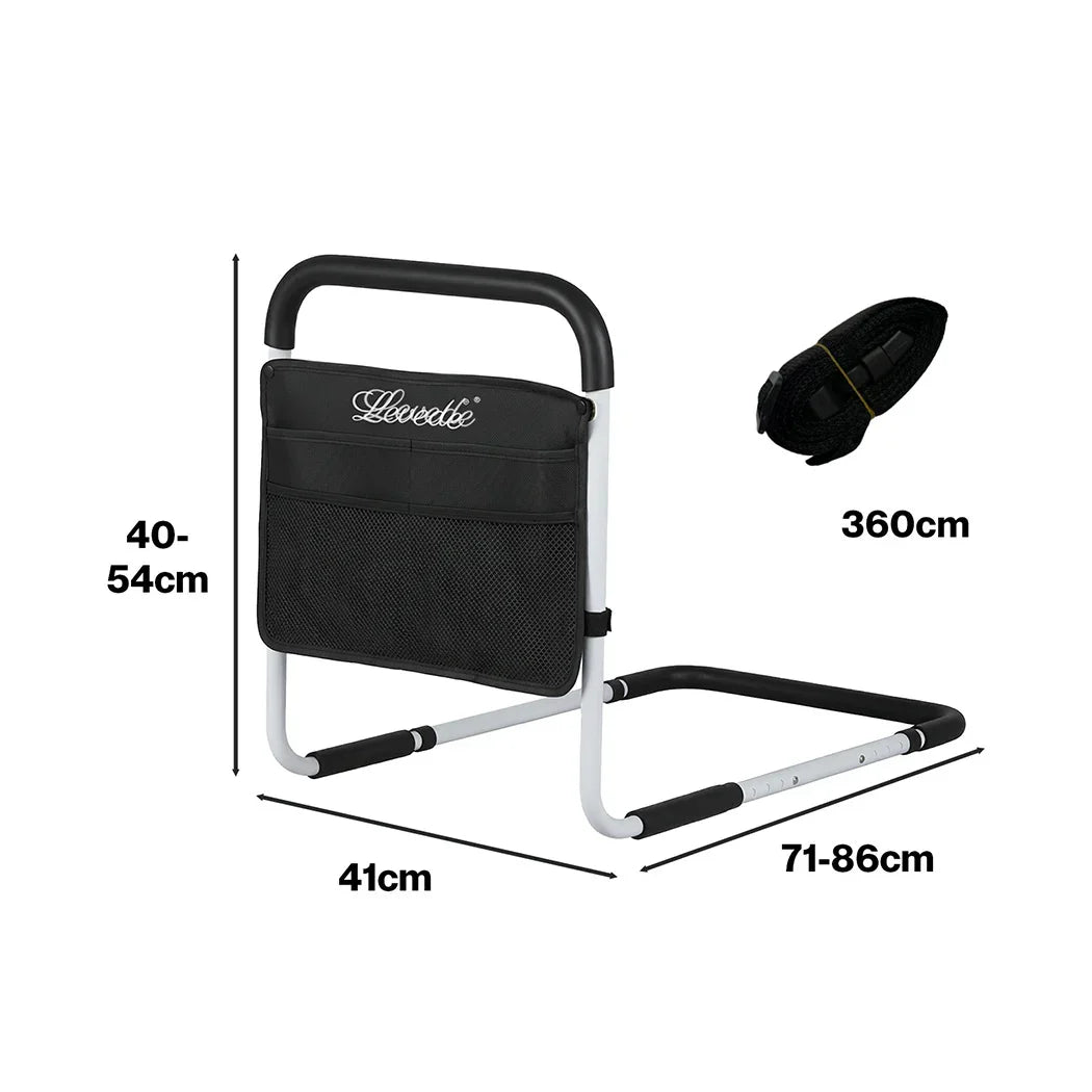Levede Bed Rail Safety Bed Assist Rail Grab Handrail Adjustable Elderly Antislip-2050056772110127106