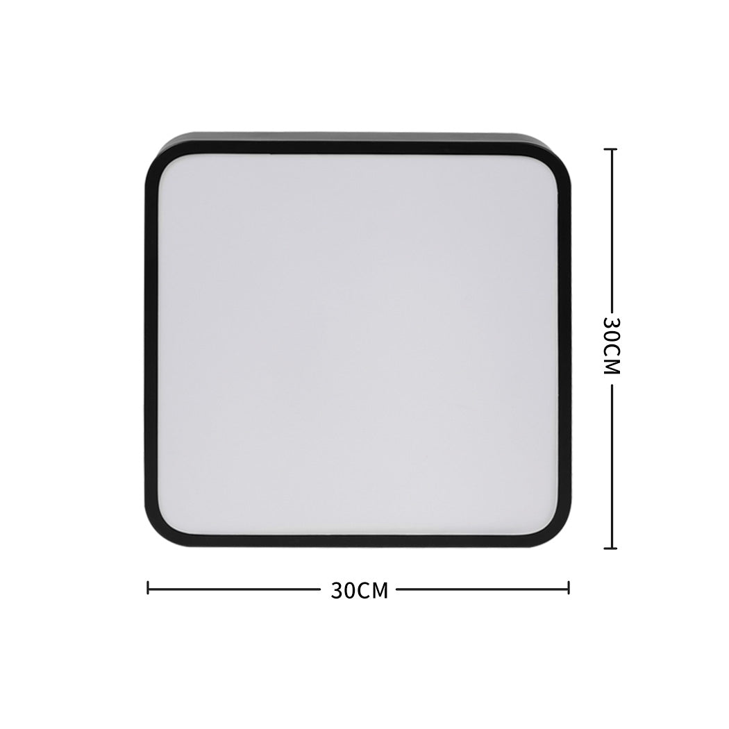 EMITTO 3-Colour Ultra-Thin 5CM LED Ceiling 36W Black-1910112857299750914