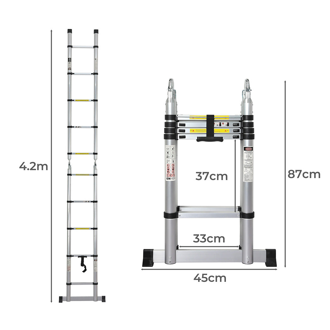 Traderight Folding Multi Purpose Ladder 10 Step-1894516764461633538