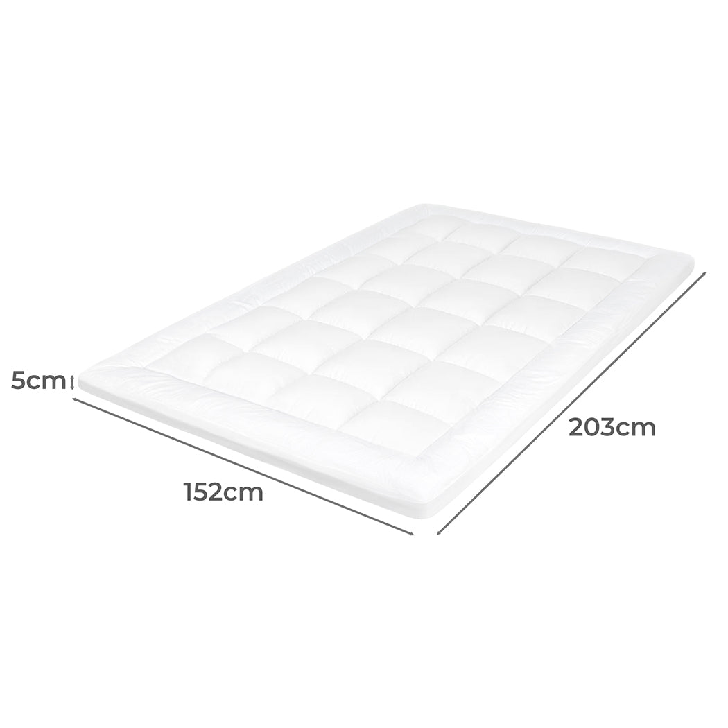 Dreamz Mattress Topper Pillowtop Cover Bed Protector Queen-2029387307706093570