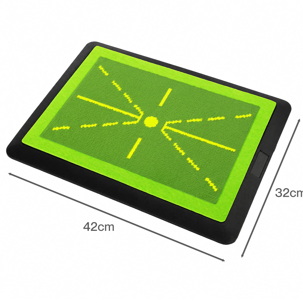 Centra Golf Hitting Mat Swing Path Feedback Rubber Base Indoor Practice Green-2100035024941355010