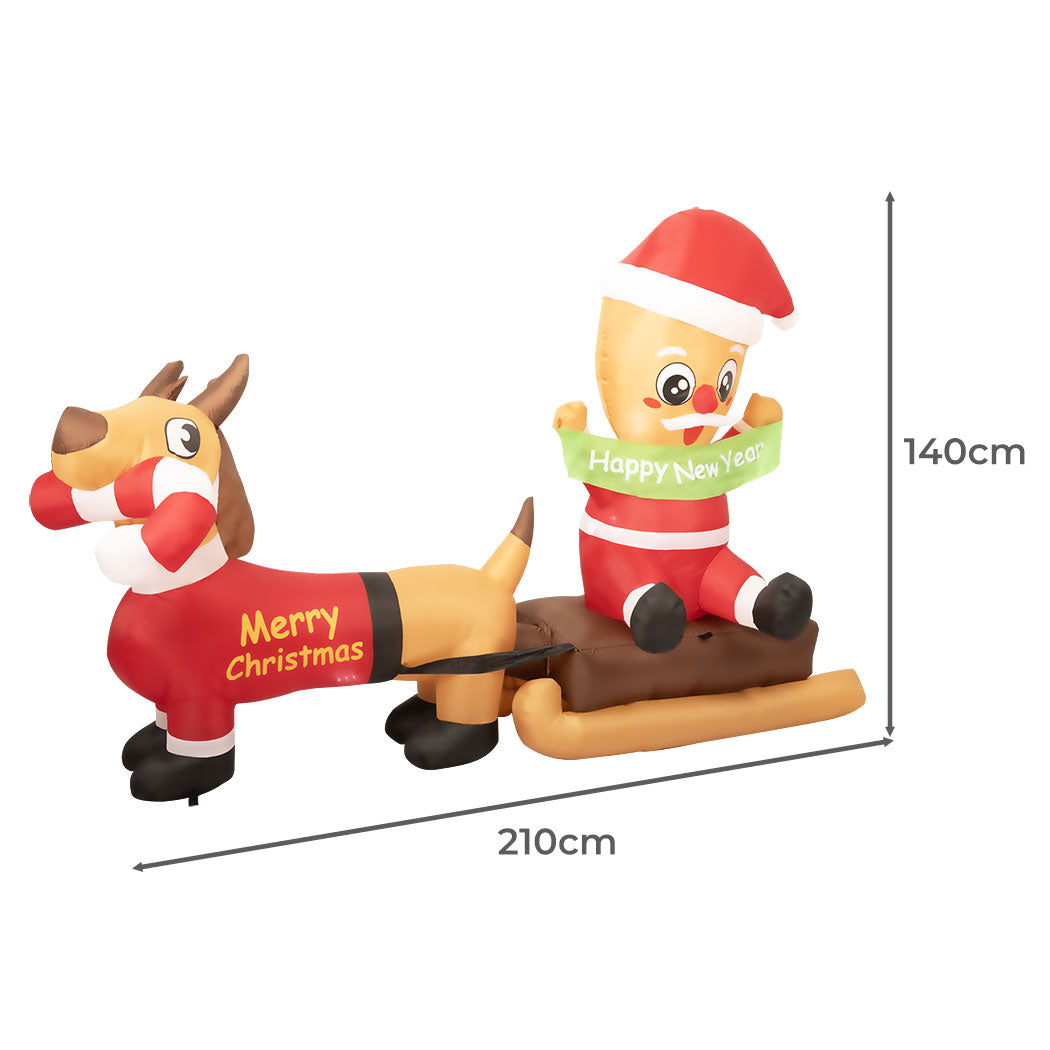 Santaco Christmas Inflatable 2.1M Xmas-2065254638629818370