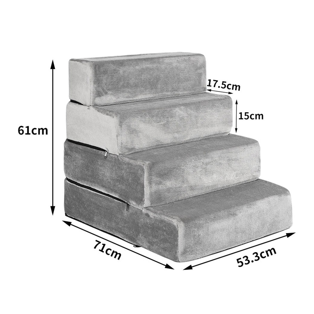 PaWz Pet Stair 4 Step Ramp Portable XX-Large-2018816827588743170