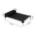 PaWz Pet Trampoline Aluminium Frame L Black Large-1864184558203834370