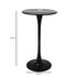 Levede 2x Round Bar Table Pub Tables Black-1864183286969012226