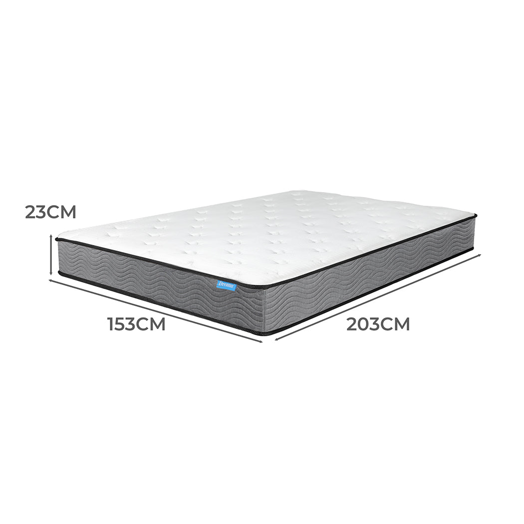 Dreamz Spring Mattress Pocket Bed Top Queen-2006733091917402114
