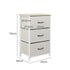 Levede Chest of 3 Drawers Bedside Table Beige-2006733263275692034