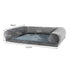 PaWz Pet Bed Sofa Dog Bedding Soft Warm XL Grey X-Large-1864184497445146626