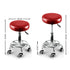 Levede Salon Stool Swivel Barber Stools Red-1864184632568844290
