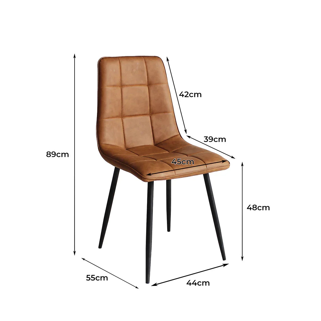Levede 8x Dining Chairs Kitchen Chair-2006732723942723586