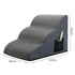Pawz 3 Steps Pet Stairs Dog Ramp High Density Foam Grey-1938089883943964674