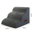 Pawz 3 Steps Pet Stairs Dog Ramp High Density Foam Grey-2029387207948767234