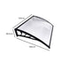 Mountview Window Door Awning Outdoor 1M X 1.2M Transparent 1x1.2M-1864184443309264898