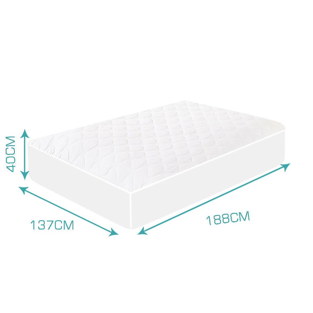 DreamZ Fitted Waterproof Bed Mattress Protector Double-2029387256090988546