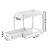 Toque 2 x Under Sink Organizer 2 Tier Cabinet Storage Rack Adjustable Kitchen-2050056777659191298