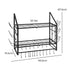 Toque Pot Rack Wall Mounted 2 Tier Hanging Cookware Organizer 20 Hooks Pan Rack-2072893580028022786
