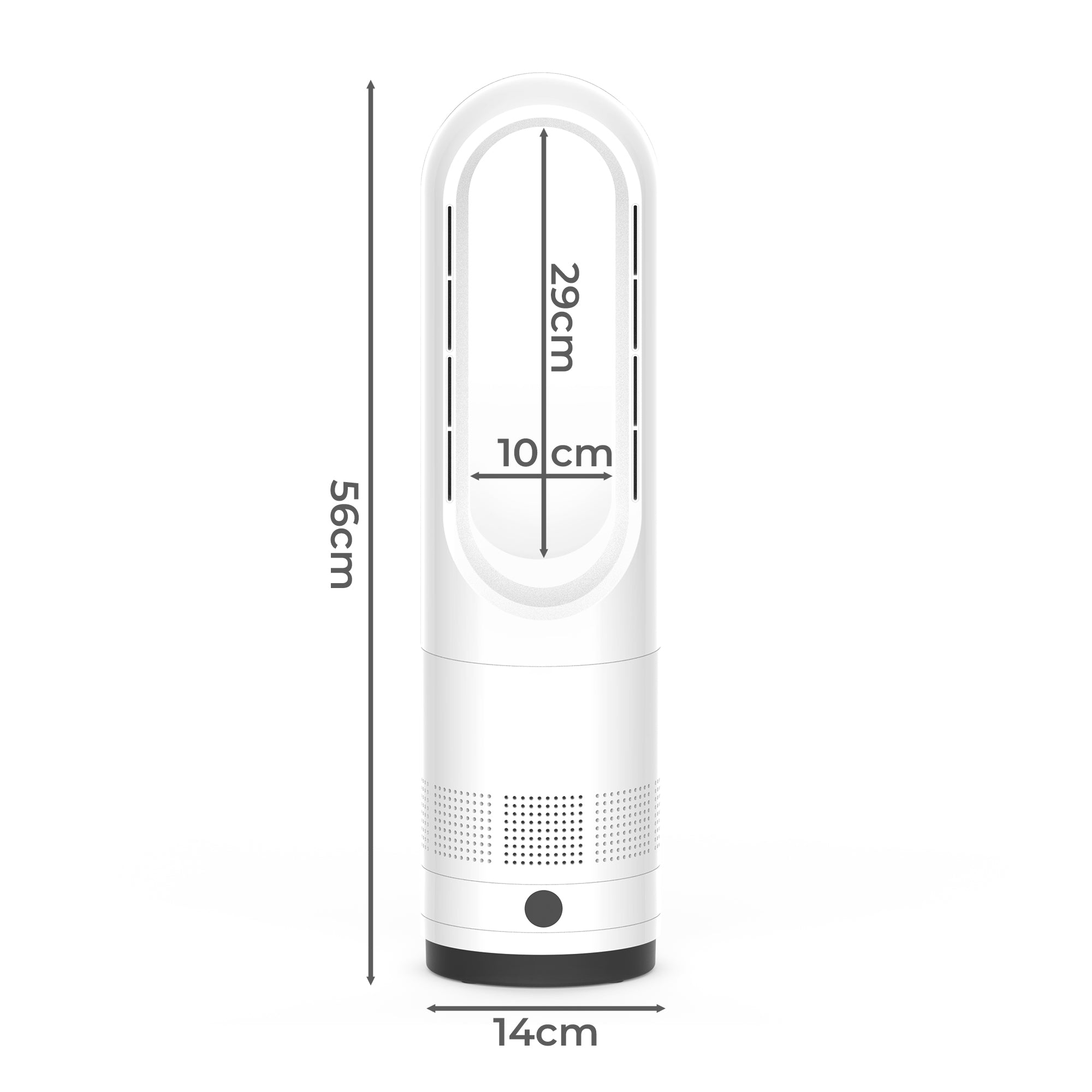 Spector Bladeless Tower Fan 2 In 1 Cooler & Heater Fan-1894516801405063170