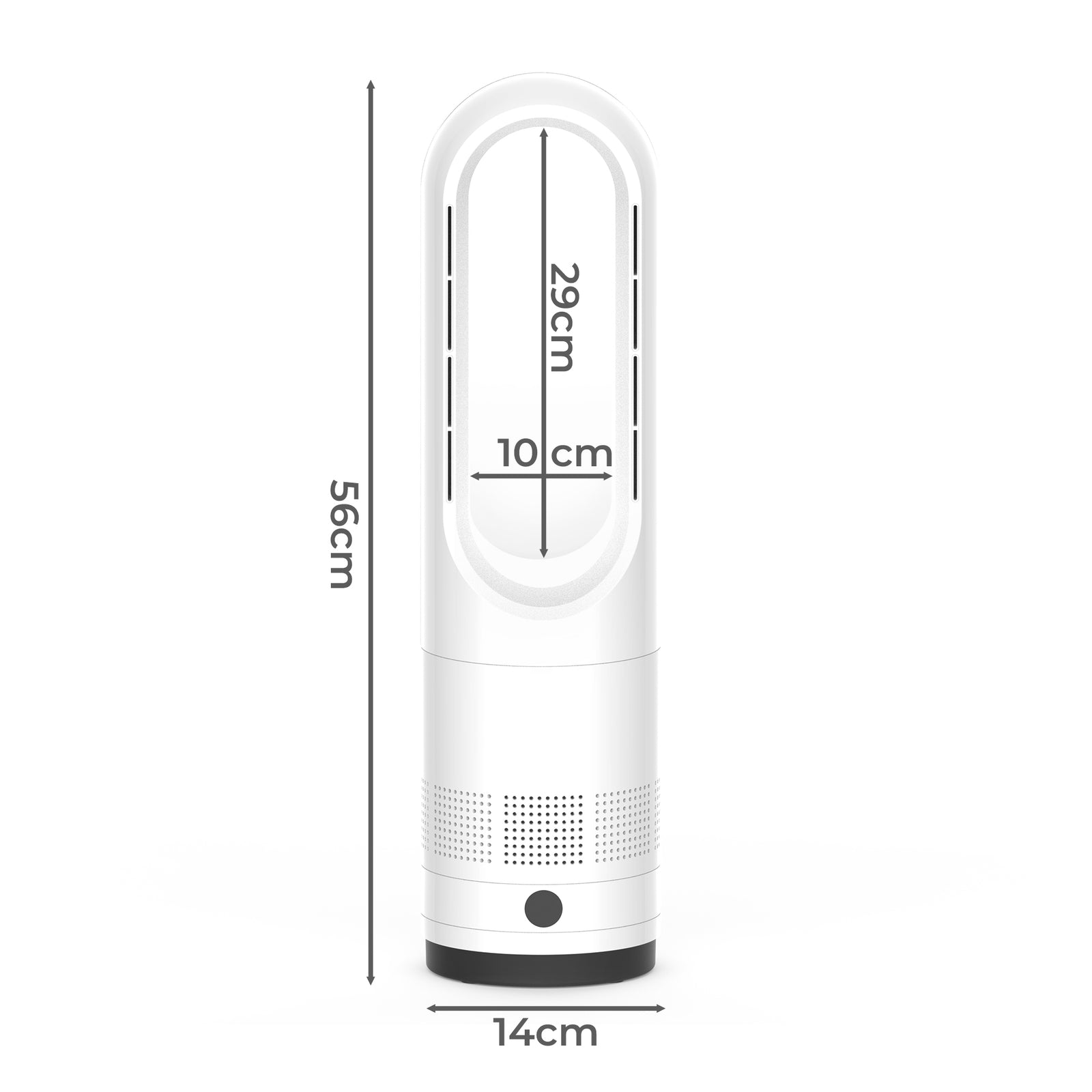 Spector Bladeless Tower Fan 2 In 1 Cooler & Heater Fan-1894516801405063170