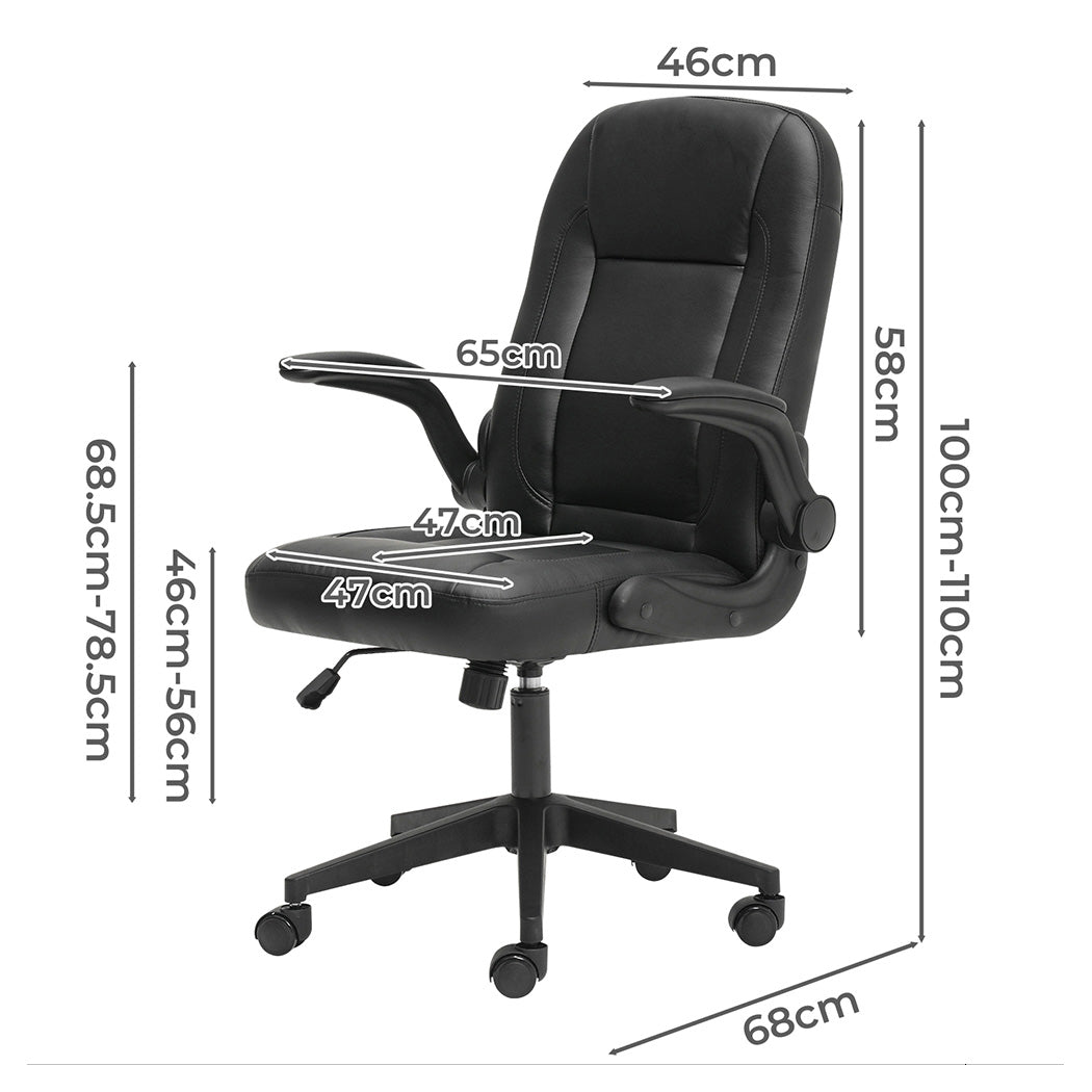 Levede Executive Office Chair Work PU Leather Seat-2011971115181805570
