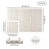 Levede Cork Boards Alternative 6 Pcs 30cmx30cm Felt Bulletin Board Tiles Coustic-2050059006105489410