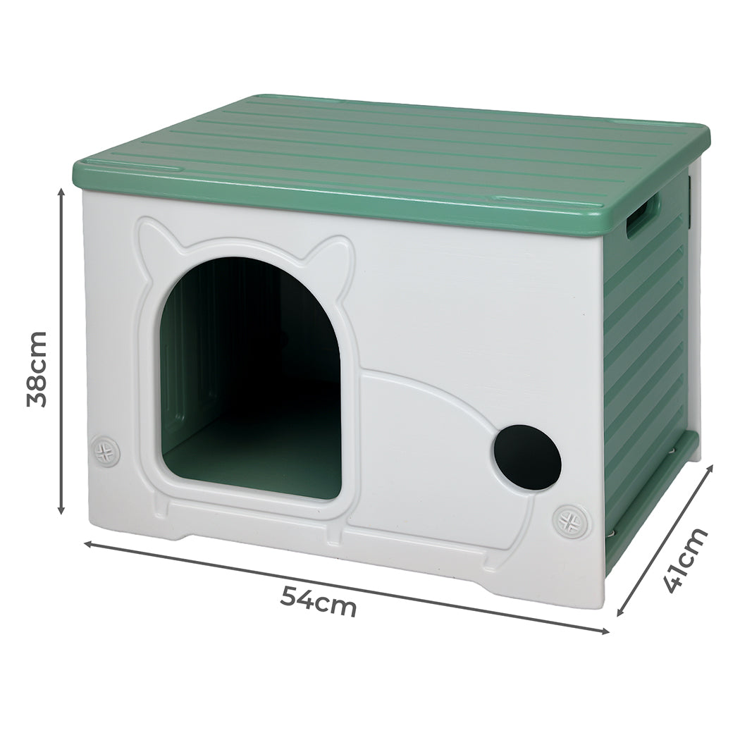 Pawz Outdoor Indoor Dogs Kennel Plastic Puppy Pet House-2050056793257807874