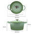 TOQUE 4L Enamel Dutch Oven Pot in Green Colour-2018816783506608130