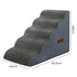 Pawz 5 Steps Pet Stairs Dog Ramp High Density Foam Grey-1919278361910317058