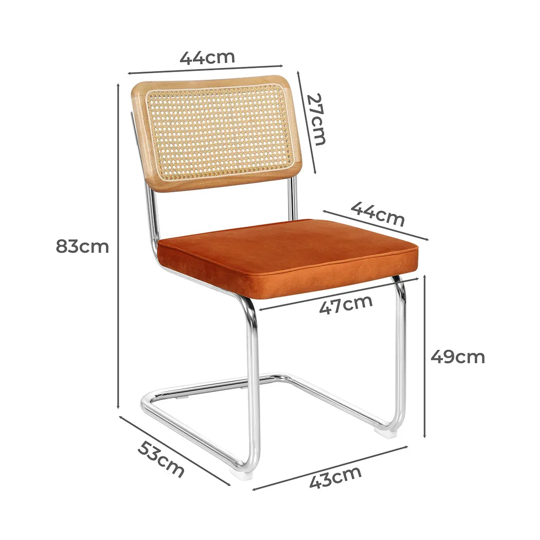 Levede 4xRattan Chair Dining Chairs-2029387213669797890