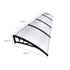 Mountview Window Door Awning Outdoor 1M X 4M Transparent 1x4M-2006733104710029314