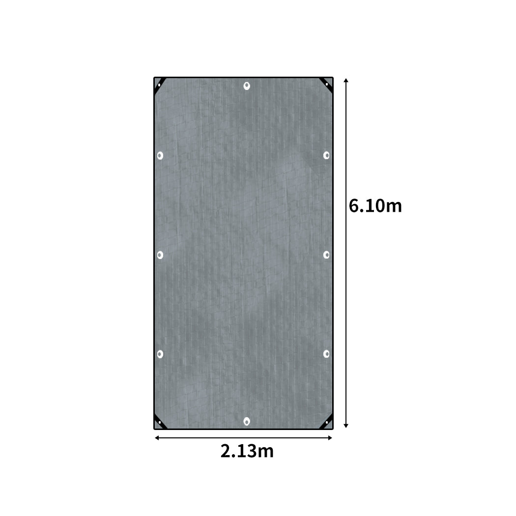 Manan Tarp Tarpaulin 200GSM Camping 2.13x6.1m-2006732937546043394