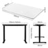 Levede Motorised Standing Desk Adjustable 120cm White 800x 1.5MM-2006733290819686402