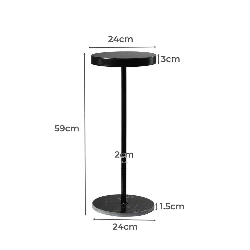Side Table Round Tabletop Small Lightweight-2018816861885566978