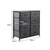 Levede Storage Cabinet Tower Chest Dark Grey-2018816882634788866
