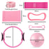 Centra Pilates Kit 13Pc All In One Set with Ring Ball Bands Home Workout Pink-2100035025306259458