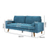Levede Fabric Sofa Armchair 3 Seater Couch Blue 191cm Wide-1973193704135069698