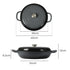 3.5L Enamel Dutch Oven Pan in Black Colour-2018816805572841474